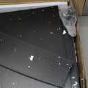 Podium Stand with Metal Wheels Wooden Lectern Podium Stand Portable Pulpit Standing with Storage Mobile Reception Podiums Desk for Church Office School Conference Restaurant Meeting, Black