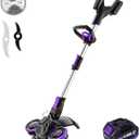 Weed Wacker Cordless, GearBrushless, 3-in-1 Edger/Mower/Trimmer with Blade, 20V Battery Powered, 60 Min Runtime (with One Battery)