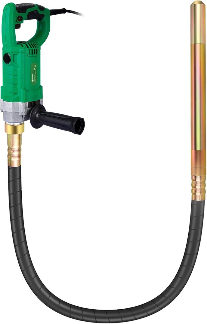 Anbull 1600W Concrete Vibrator 110V, 2M Handheld Electric Vibrabrater 5000RPM, 35mm Bottle Shaker, Portable Pencil Cement Vibrarator for Remove Air Bubble and Mix Concrete