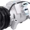 MOTOKU AC Compressor with Clutch Assembly for Savana Suburban Avalanche Sierra Silverado 1500 2500HD 3500HD Escalade