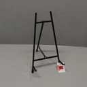 Red Co. 11 Tall Modern Metal Tripod Plate Stand and Art Holder Easel, Black