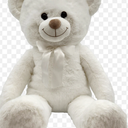 HH Jumbo Bear Plush White 36 inch