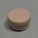 Denture Case, 2-in-1 Retainer Cleaner Case with Mirror & Strainer, Portable Aligner Bath Soaking Cup for Travel, Cute Orthodontic Storage Box for Mouth Guard, Night Guard & False Teeth, Pink