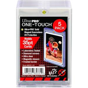 Ultra Pro 35-Point ONE-Touch Magnetic Trading Card Holder (Pack of 5)