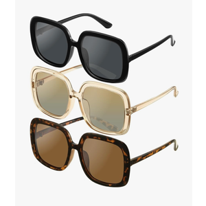 miyya Oversized Polarized Sunglasses Women, Trendy Retro Sun Glasses for Women 2025, Oversized Shades