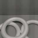 Juvale Foam Wreath Form - 12 x 12 x 2 in, Pack of 3, White - Foam Wreath Ring