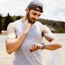 Wepro Stretchy Solo Loop, Compatible with Apple Watch Band 38mm 40mm 41mm 42mm 44mm 45mm 46mm 49mm for Women Men, Soft Nylon Elastic Breathable Strap for iWatch Series SE 10 9 8 7 6 5 4 3 2 1 Ultra (Blue Grey)