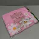 Faktuzi Daisy Shirts for Women Oversized T Shirts Flower Graphic Tees Vintage Floral Print Crewneck Cotton Short Sleeve Tops (Pink, M)