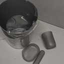 Grey Color Hygiene Kit: Bucket, Cup, Toothbrush Case, Soap Plate