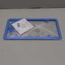 LivTee 4 Holes Stainless Steel License Plate Frames, 2 PCS Car Licence Plate Covers, Automotive Exterior Accessories Slim Design with Bolts Washer Caps for US Vehicles, Blue