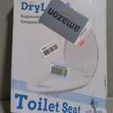 Elongated Toilet Seat 18.5" - Soft Close, Durable PP Toilet Seat, Easy Installation & Removal, Fits Most Toilet Bowls