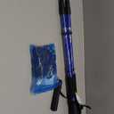 TheFitLife Nordic Walking Trekking Poles - 2 Sticks with Anti-Shock and Quick Lock System, Telescopic, Collapsible, Ultralight for Hiking, Camping, Mountaining, Backpacking, Walking, Trekking (Blue)