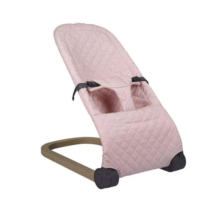 Baby Bouncer Reliable Adjusted Portable Child Rockers Elegant Kids Bouncing Cot Pink