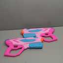 2 PCS Water Gun for Kids, Super Squirt Guns Water Soaker Blaster - 4 Shooting Modes Switch - 26 Ft Long Shooting Range - Summer Water Toys Gun for Boys Girls Adults Outdoor Pool/Garden - Pink