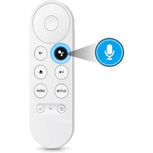 Upgrade Voice Remote for Google Chromecast 4k Snow TV, G9N9N Replacement Remote Control for Google TV, GA01920-US, GA01409-US, GA01923-US, GA01919-US