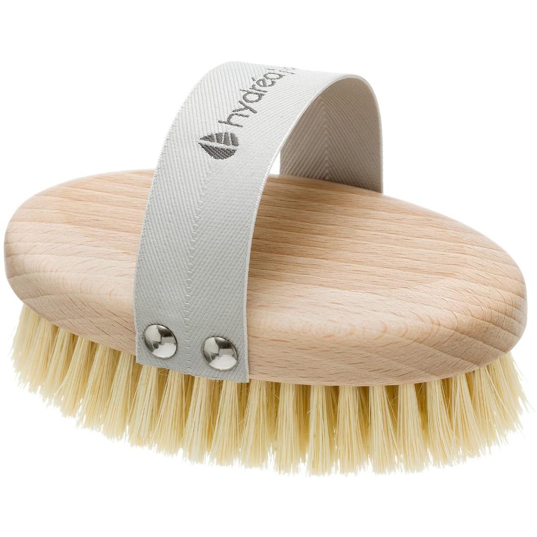 Hydrea London Dry Brushing Body Brush with Cactus Bristle - Cellulite Remover, Vegan Best Dry Brush for Flawless Skin, Helps Improve Lymphatic Drainage - FSC Certified Beechwood.