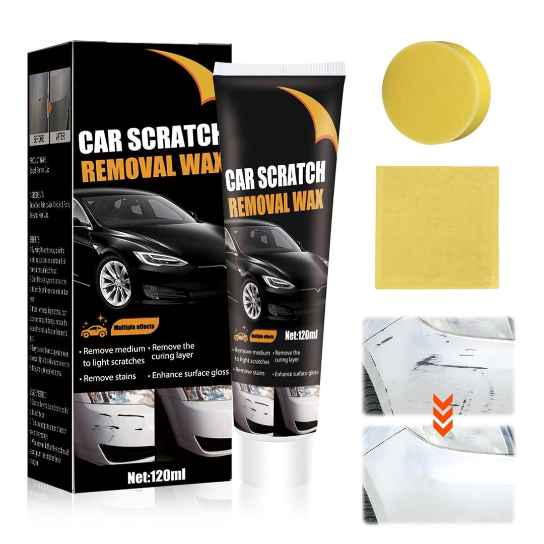 Scratch Remover for Vehicles, Car Scratch Remover for Deep Scratche,Car Scratch Repair Paste,C-ar Polishing Wax Scratch Remover for Vehicles, Cars Paint Scratchs Repair Kit with Wipe & Sponge (1 PCS)