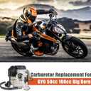 labwork Carburetor Replacement for 139QMB 139QMA Scooter Moped Engine Carb Replacement for GY6 50cc 100cc 20mm Big Bore