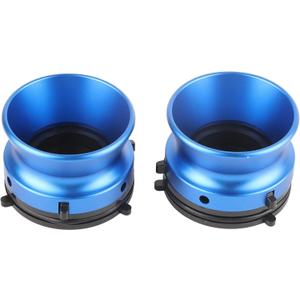 Aluminum 10 Inch Opener, Professional Lockable Easy Installation 1 Pair Nab Reel Hub Adaptors Universal Loading Device for Reel to Reel Tape Recorders (Blue)