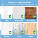 Tension Curtain Rod No Drilling 51168In(14Ft), Extra Long Curtain Rod for Windows Outdoor Patio, Adjustable Heavy Duty Tension Rod Shower Curtain Rod for Bathroom Renter Friendly, Never Rust, White