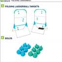 Wild Sports Folding Ladderball Set - Lightweight and Portable Outdoor Game - Includes 6 Bolos