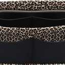 LEXSION Felt Purse Bag Organizer Insert with zipper Bag Tote Shaper Fit Speedy Neverful PM MM (Medium)