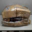 COLAMY Bar Stools Set of 1, Modern Swivel Bar Chairs, Adjustable PU Leather Upholstered Barstools Counter Height with Full Backrest for Bar, Dining Room, Kitchen Island, Black