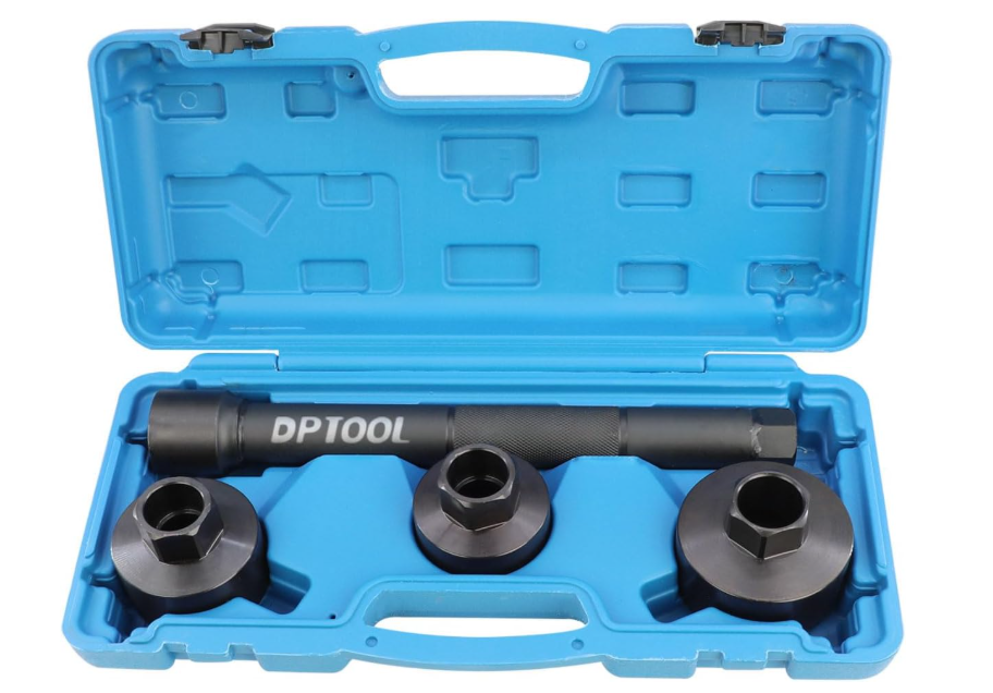DPTOOL Inner Tie Rod End Removal Tool Kit, Axial Steering Ball Joint Puller Remove Install, 3035mm 3540mm 4045mm 1/2" Drive Inner Rod Steering Rack Knuckle Tool for Car Track