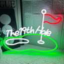 Golf Neon Signs for Wall Decor, The 19th Hole LED Neon Light, Dimmable Green Golf Light Up Sign, Sports Themed Neon Signs Light for Boys Teen Home Bedroom Man Cave Playroom College Dorm Club Decor