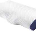1pc Memory Foam Pillow Neck Pillows(Blue)