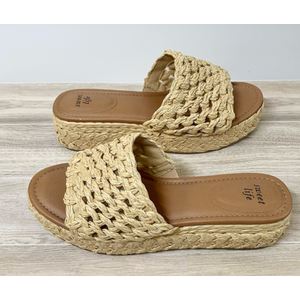 Sweet Life Natural Sandal Size 8 1/2