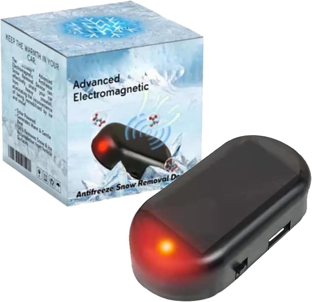 Advanced Electromagnetic Antifreeze Snow Removal Device,Electromagnetic Molecular Interference Antifreeze Snow Removal Instrument,Microwave Car Deicer Antifreeze,Fast and Efficient Snow Removal (1PACK)