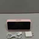 Netzu Loud Alarm Clock for Heavy Sleepers, RGB Alarm Clocks for Bedrooms Seniors Kids, Plug in Digital Clock with 5 Dimmers, 2 Alarms, 4 Volumes and Snooze (Pink)