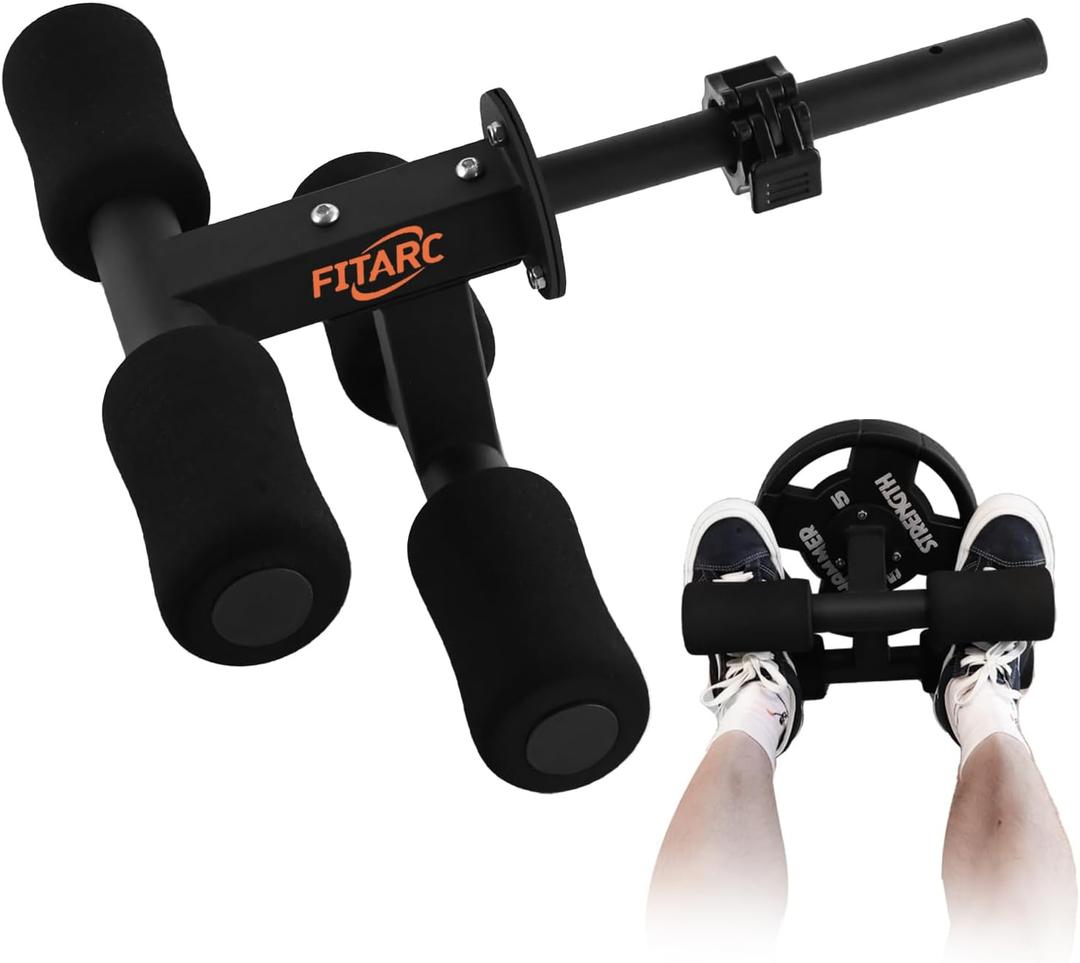 Fitarc Tib Bar, Tibialis Trainer, Tibia Dorsi Calf Raise Machine, Knees Over Toes Equipment for Strengthening Calves/Shins/Ankles, Fits 1" or 2" Olympic Weight Plates