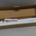 Closet Rods for Hanging Clothes, 17 to 84 Inch Heavy Duty Stepless Adjustable Closet Hanging Rod, 1.3 Inch Diameter Metal Closet Rod for Wardrobes Laundry Bedroom RV, White