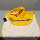 NACOCO Large Dog Raincoat Adjustable Pet Water Proof Clothes Lightweight Rain Jacket Poncho Hoodies with Strip Reflective (XXL, Yellow) (2X-Large (Pack of 1))