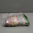 DII Summer Stripe Outdoor Tabletop Collection, Multi-use, Machine Washable, Tablecloth, 60" Round, Sunset