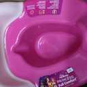 Bright Starts Disney Princess Full Comfort Potty Training Toilet, Easy Clean Removable Bowl, Splash Guard, High Back for Comfort & Stability, Toddlers up to 50 lbs