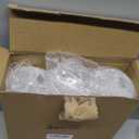 Zopeal 30 Set Disposable Plastic Coupe Glasses With Satin Ribbon Bow 5 oz Acrylic Champagne Tower Cocktail Unbreakable Plastic Martini Margarita Glasses for Birthday Wedding Party Bar (Coffee)