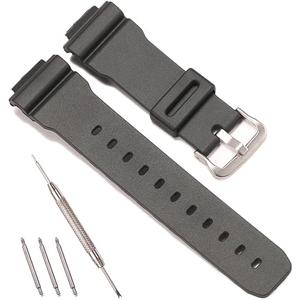 Watch Strap Compatible with Casio G-shock DW-9052 DW-004C DW6900 GW6900 71606395 Replacement Band Men's Waterproof Sport Rubber Watch Accessories