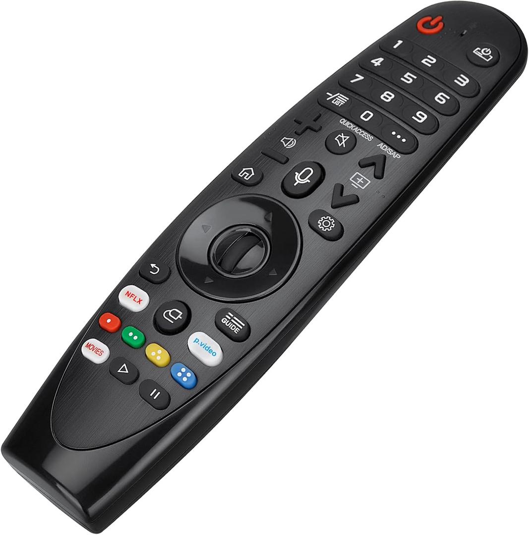 Voice Magic Remote for LG OLED QNED NanoCell Webos Smart TV Magic Remote Control Replacement AKB75855501 AN-MR20GA MR19BA MR21 MR22 MR23 MR24 GA GN GC MR18BA MR650A, with Pointer Function