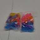 100 Mini Tasting Spoons Disposable - 3 Inch Small Plastic Dessert/Ice Cream Spoons Multi Color