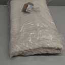 Lahome Belle Boho Rugs for Entryways, 3x5 Kitchen Rug Lightweight Bedroom Rugs Washable Bath Mat with Tassels, Farmhouse Cotton Beige Living Room Low Pile Throw Rug for Laundry Office Decor