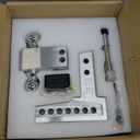 VNN Adjustable Trailer Hitch 6 Inch Drop 2 Inch Receiver - Solid Dual Ball Mount 1-7/8", 2"(10,000 LBS GTW), Heavy Duty Aluminum Drop Hitch with Pads and Locking Sets (Silver)