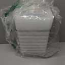 Citylife Small Storage Bins with Lids 3.2 QT 8 Packs Plastic Storage Containers for Organizing Stackable Clear Storage Boxes