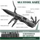 Fathers Day Dad Gifts from Daughter Son Wife Kids,BEST DAD EVER Multitool Knife,Christmas Birthday Father Day for Dad Step New Dad,Unique Camping Hunting Cycling Gift Ideas