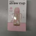 GROSMIMI Flip Top Spill Proof Sippy Cup, PPSU, BPA Free, 10 oz, Stage 2 Straw for Toddlers (Unicorn)