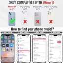 Defencase Compatible with iPhone 14 Case Wallet with RFID Blocking Card Holder for Women and Men, Fashion PU Leather Magnetic Snap Flip Zipper Strap Wallet Phone Case Fit for iPhone 14 6.1", Coffee