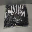 IBAKOM Women Cow Print Halloween Dress with Headpiece Bow Tie Red Plaid Puffy Sleeve Suspender Milk Maid Overall Dress (Black, XS)