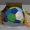 INPODAK Indoor Soccer Ball Size 4, House Soccer Ball with Pump Deflated - Great Easter Basket Stuffers - Silent Home Ball for Inside House for Toddler Kids Child Boys Girls Toy Gift